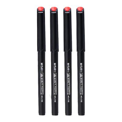 晨光mg2180防水手绘学生用中性笔