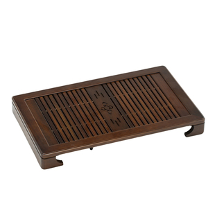 实木茶盘家用办公储水式茶台鸡翅黑檀实木茶盘储水茶海功夫茶具