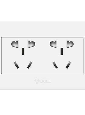 公牛旗舰多功能118型6孔六孔插座