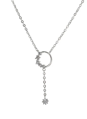 s925纯银项链女小众设计