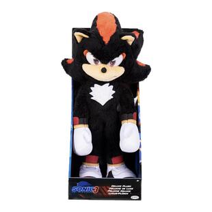 美国Jakks Sonic 3 Movie刺猬索尼克3夏特毛绒公仔暗影玩具男玩偶