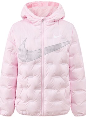 Nike耐克男女童新款时尚超轻羽绒服休闲舒适保暖外套IR0012-663