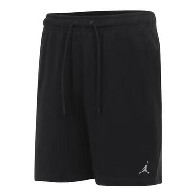 NIKE耐克Jordan运动短裤男2025夏季新款针织训练五分裤FV7288-010