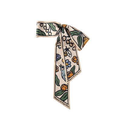 真丝原创手柄发带绑包礼物丝巾