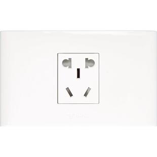 公牛118型三孔插座暗装联排墙壁10A一位三插3孔5孔五孔120面板