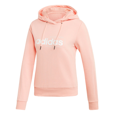 Adidas/阿迪达斯正品 NEO女子LOGO休闲连帽针织套头卫衣 EI4636