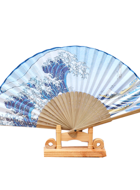 和风扇富士山日本餐厅摆件折扇
