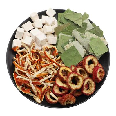 荷叶山楂茯苓茶陈皮各6克减秤