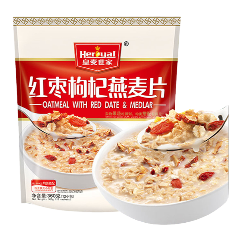 厂家直销红枣360g营养速溶燕麦片