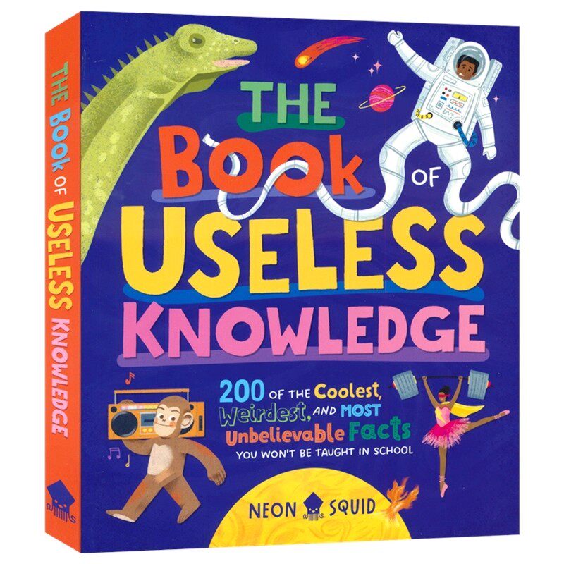 The Book Of Useless Knowledge 无用知识之书 儿童知识大百科 地理 太空 历史 百科科普英语工具书 课外读物 英文原版进口图书