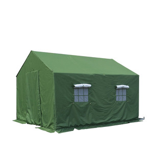 野外帆布施工住人帐篷防雨寒加厚棉工地工程应急救灾隔离防疫户外