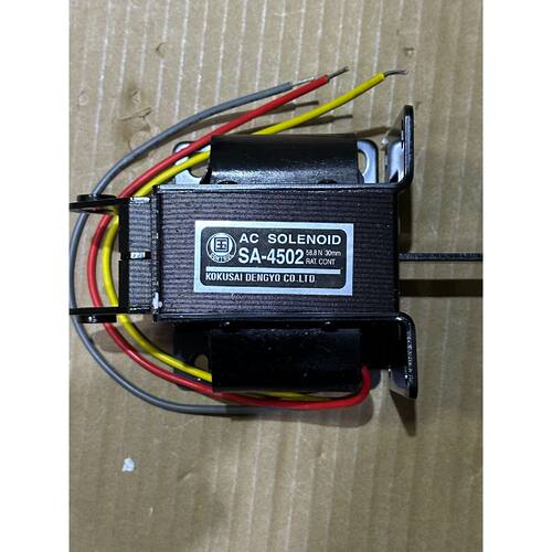 【议价】国字牌SA4502交流牵引电磁铁推拉式行程30MM吸力6
