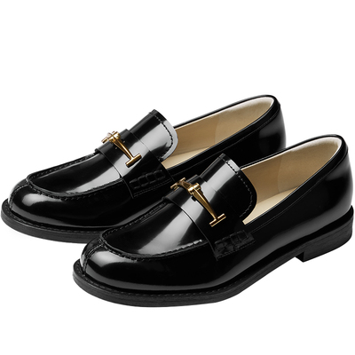 73hours厚底英伦风一脚蹬乐福鞋