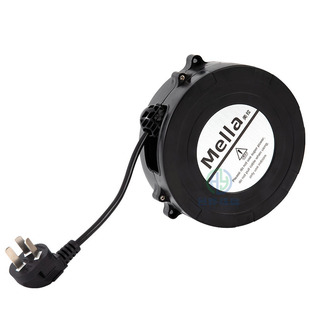 自动伸缩自锁线盘2芯3芯线电源线收纳绕线器卷线器卷线盘电线绞盘