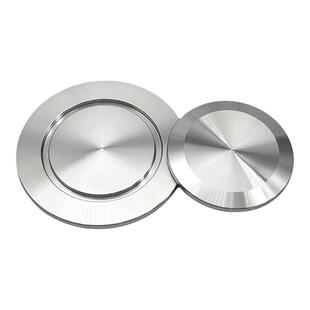 KF高真空盲板NW堵头16封头25盖板304不锈钢40快装50卡箍63管件80-