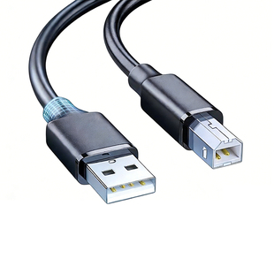 usb2.0打印机数据线高速打印机数据线连接加长电脑USB转方口延长10米5米8米3米适用于惠普佳能面单打印连接线