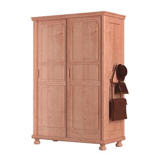 丹麦本屋金丝檀木三门三抽衣柜全实木两门两抽衣柜趟门衣柜可定制