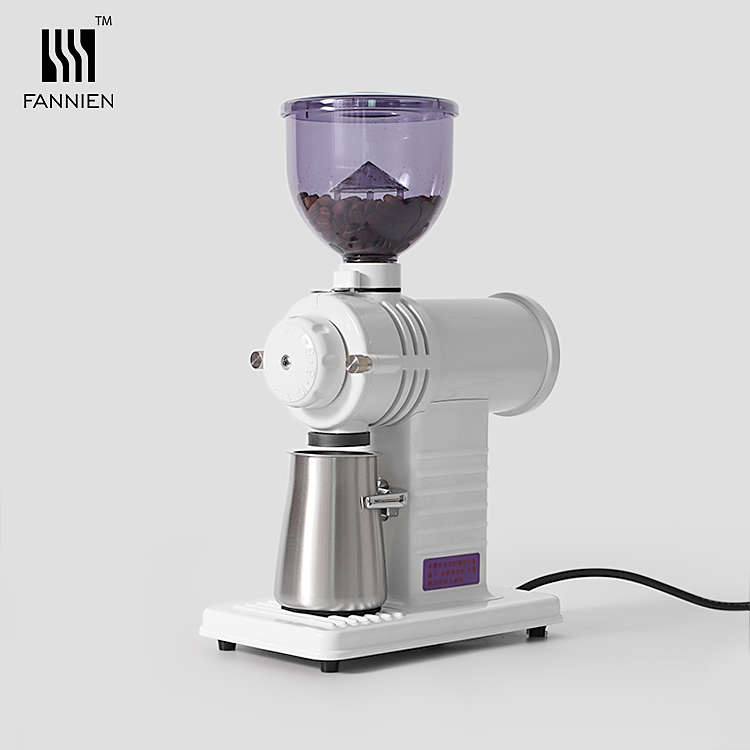 鬼齿电动磨豆机粉碎家用商用研磨咖啡豆磨小型全自动小钢炮