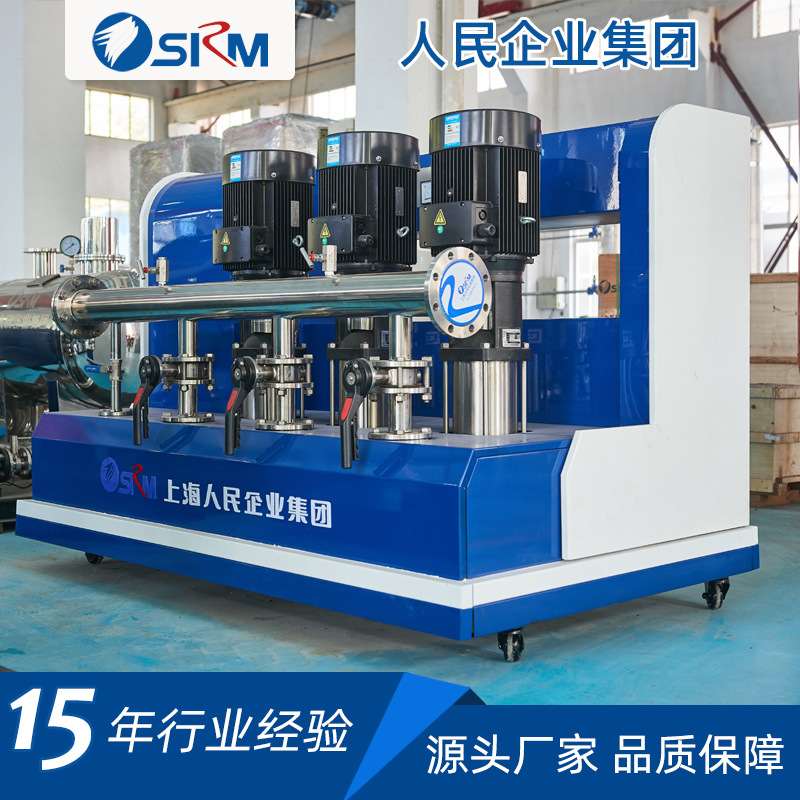 人民定 制智能无负压二次供水给水设备全自动恒压变频成套供水设