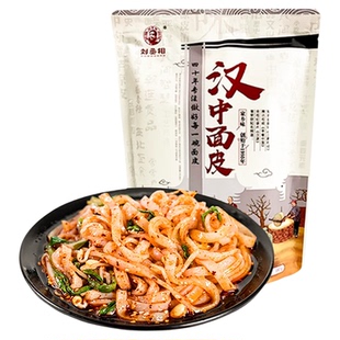 刘丞相汉中米皮开袋即食陕西秦镇真空热面皮速食小吃特产凉皮免煮