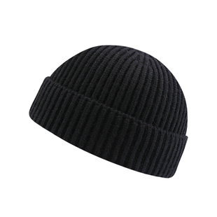 帽子男秋冬针织帽美式潮牌嘻哈大头围瓜皮帽女日系雅痞冷帽毛线帽