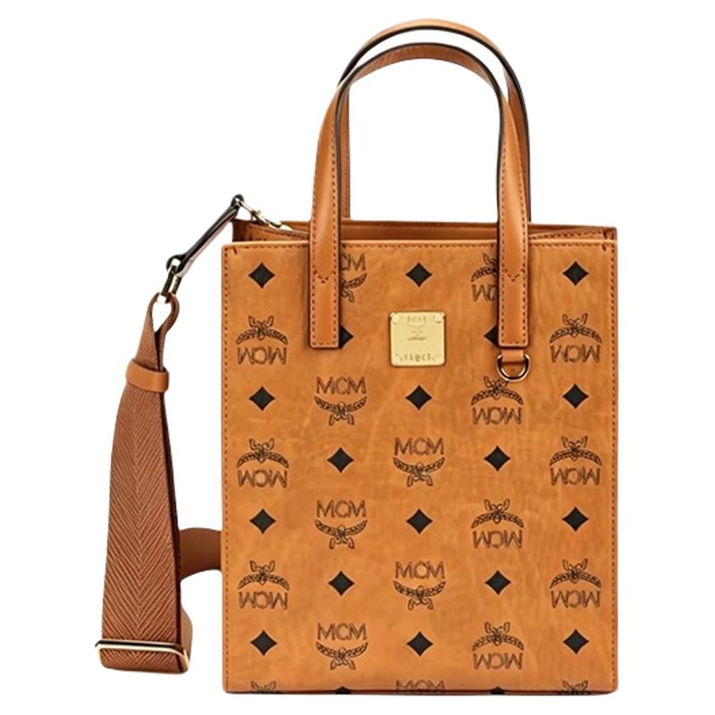 【自营】MCM中古98新琴谱小号手提包斜挎包