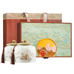 冯大师武夷山大红袍茶叶武夷岩茶肉桂乌龙茶高端罐装礼盒装送礼