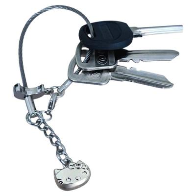 招财猫钢丝钥匙扣精致车挂饰挂件