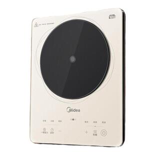 美的铂钻电磁炉家用小型炒锅节能火锅专用大火力爆炒官方正品