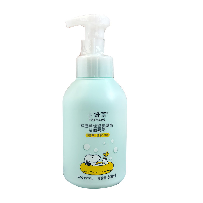 史努比积雪草保湿氨基酸洁面慕斯