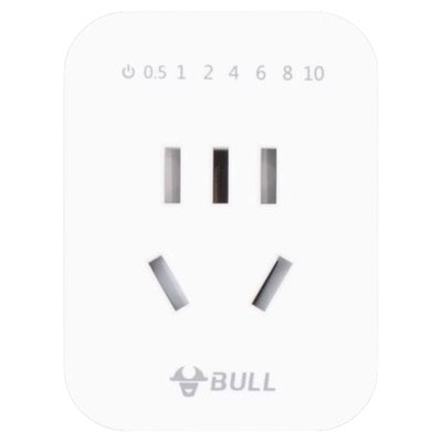 公牛GND-5定时器电子式插座电瓶车电动车充电保护自动断电倒计时