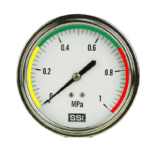 压力表上下限标识贴红黄绿三色标签仪表盘指示贴点检仪表标识压力表指针限位指示贴圆弧反光膜不干胶标示贴纸