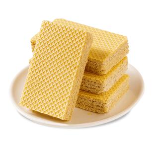 榛子酱巧克力威化酸奶酱牛奶夹心饼干5连包休闲儿童办公室小零食