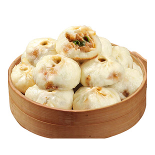 小笼包子速食早餐半成品老面小笼包旗舰店早饭速冻面点包子家庭装