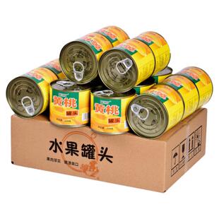 新鲜水果罐头砀山黄桃罐头特产整箱批发商用正品官方旗舰店鲜果捞