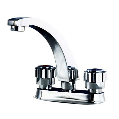 实心纯铜双老式冷暖水龙头混水阀