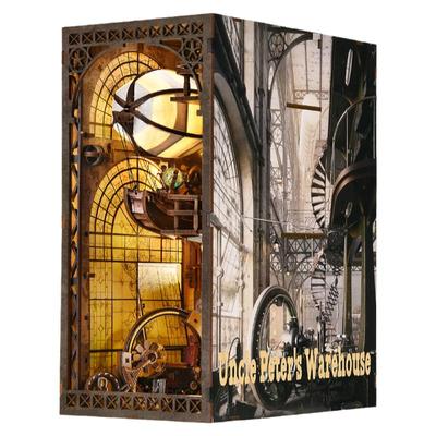 飞船工坊手工小屋积木模型木质