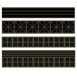 田字格四线三格磁性黑板贴 生字拼音格子英语小黑板强磁铁磁力教学米字格教具墙贴小学粉笔练字贴白板条磁贴