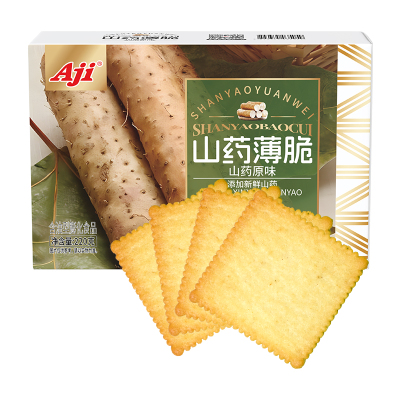 Aji山药薄脆饼干休闲零食