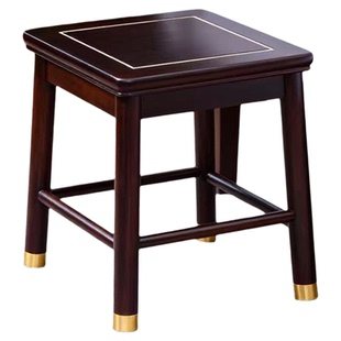 实木小方凳家用客厅矮凳成人洗脚浴室凳卧室儿童换鞋凳庭院休闲凳