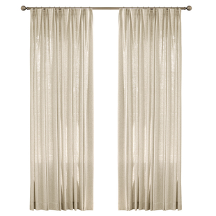 扶苏 法式奶油亚麻窗帘 中式简约北欧轻法风松弛感日式半遮光布帘