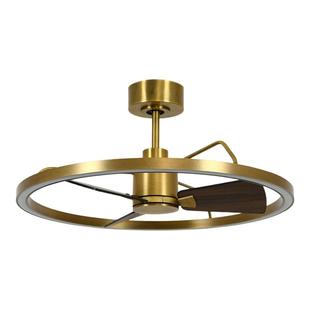Lucci Air CESSNA现代设计客厅卧室吊灯中古风简约吊扇一体风扇灯