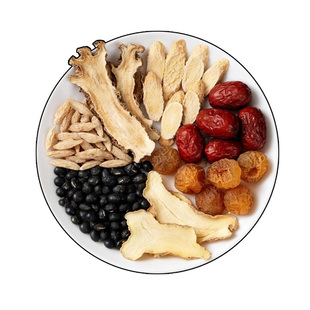 当归黄芪黑豆茶原材料包正宗煮水女生喝的茶红枣营养干货养生茶