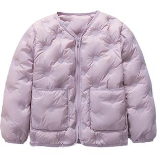 雅鹿儿童轻薄羽绒服内胆内穿男童女童宝宝校服神器学生羽绒内胆冬
