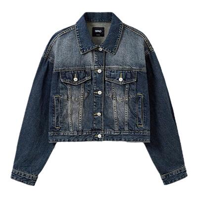 SPAO秋新品女士牛仔夹克外套