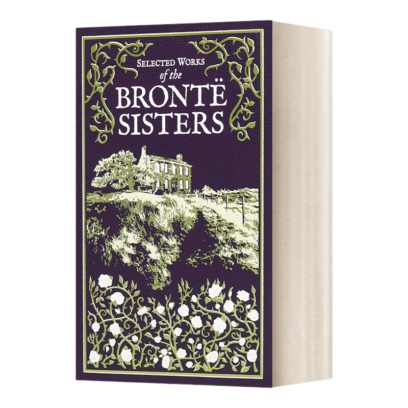 英文原版小说 Selected Works of the Bronte Sisters 勃朗特姐妹精选作品 简爱呼啸山庄 女房客 皮革精装 英文版 进口英语书籍