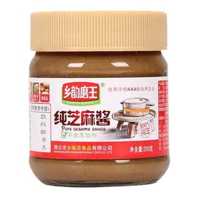 凉拌河南火锅蘸酱乡韵磨王芝麻酱