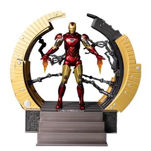 中动钢铁侠手办MK6环形拆甲台套装3官方旗舰正版85关节可动50礼物