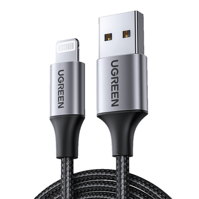 绿联数据线适用苹果充电线USB口L