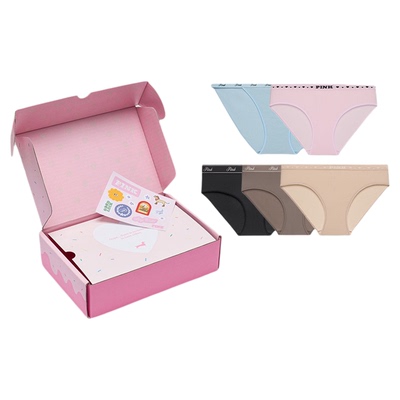 维密PINK抗菌舒适星期裤内裤